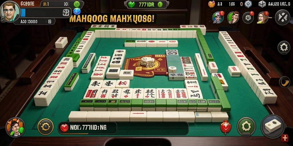 Tampilan gameplay Mahjong yang menantang dan menarik di 777IDR.