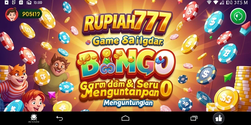 Screenshot gameplay RUPIAH777 yang menampilkan keseruan bermain Bingo.