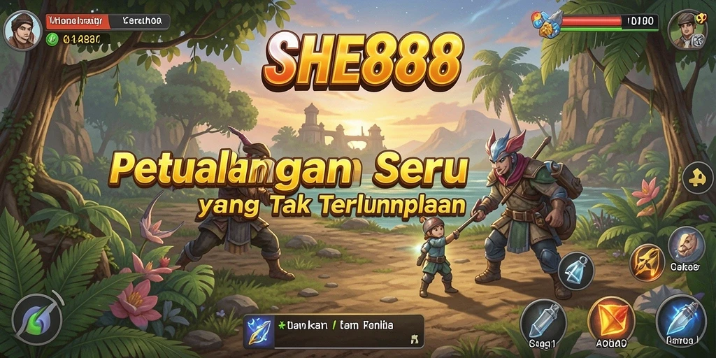 Tampilan gameplay SHE888 yang menegangkan dan memukau.